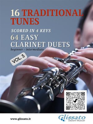 cover image of 16 Traditional Tunes: 64 easy Clarinet duets, Volume 3